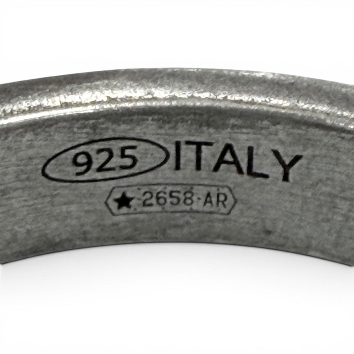 Great Maison Margiela 11 Ring ring Number logo Silver 925 mens