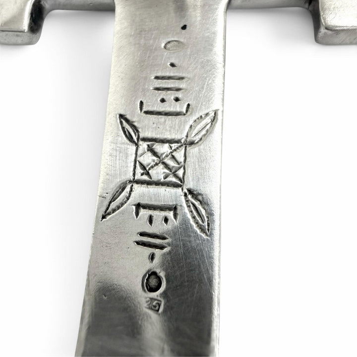 Great HERMES Touareg Hand-Engraved Design H Logo Belt Buckle