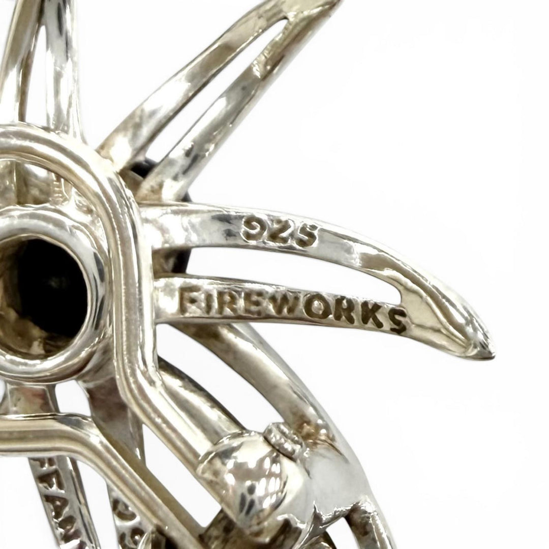 Great TIFFANY&Co. Earring Fireworks Silver AG925 Women