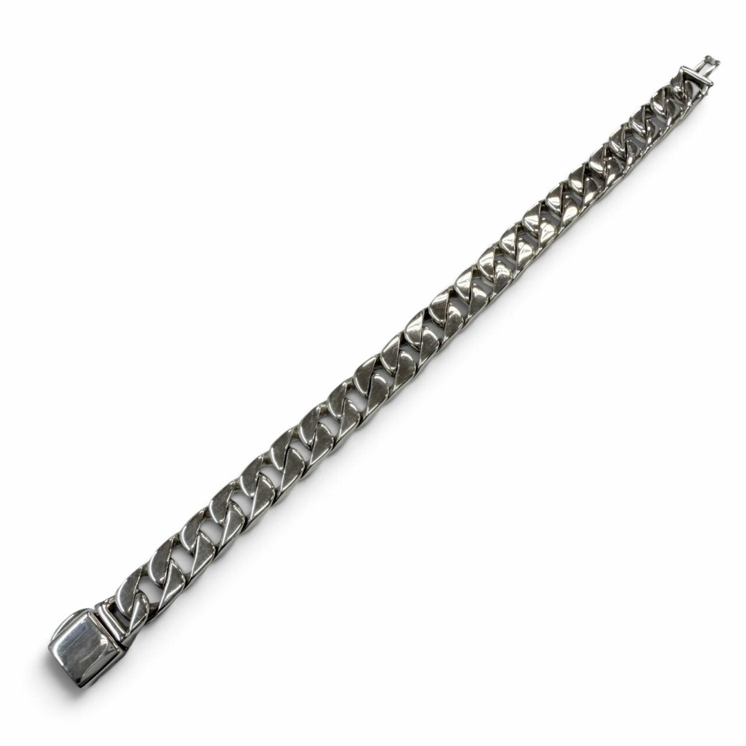 Great TIFFANY&Co. bracelet Curvelink Kihei Chain Silver AG925 mens