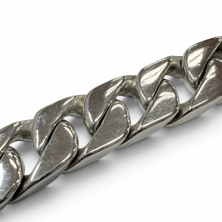 Great TIFFANY&Co. bracelet Curvelink Kihei Chain Silver AG925 mens