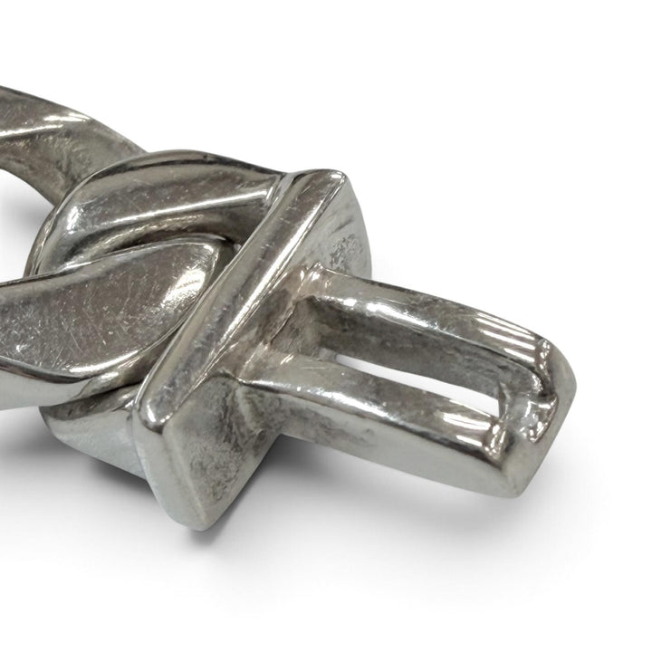 Great TIFFANY&Co. bracelet Curvelink Kihei Chain Silver AG925 mens