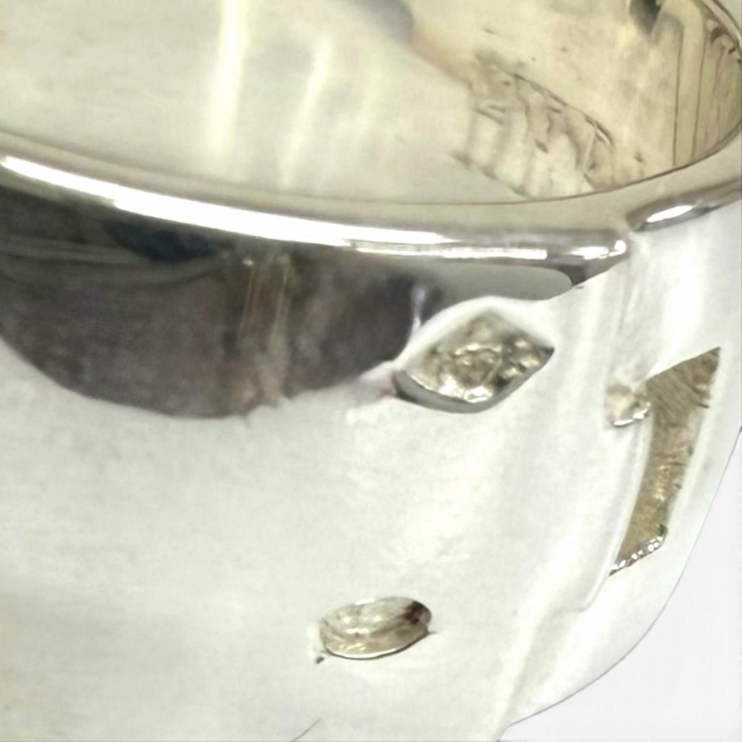 Excellent HERMES Ring ring New Hercules H Logo Silver SV925 mens 50