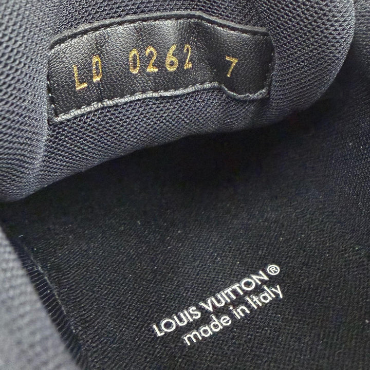 Excellent LOUIS VUITTON Low cut sneakers LV Trainer Line Upcycle LV logo white 7