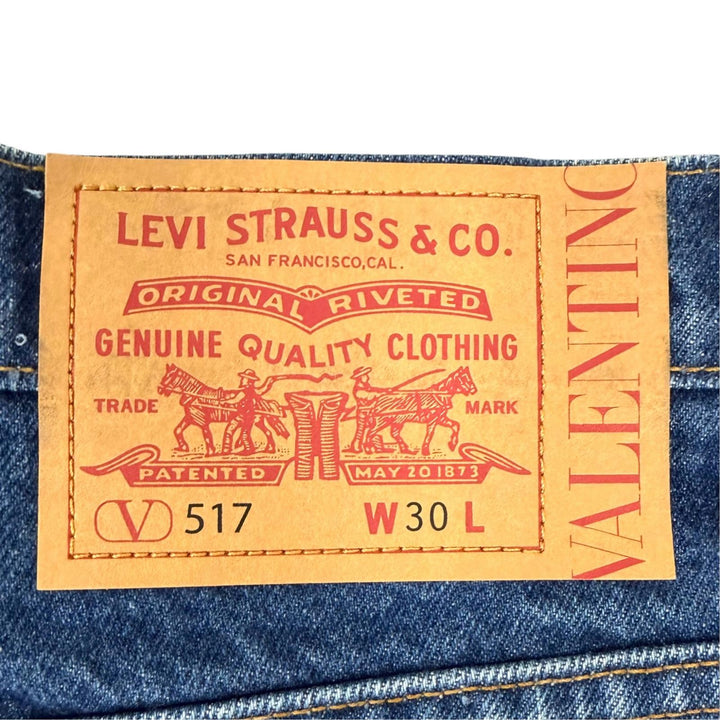 Discounted Great VALENTINO Levis Denim pants Re-Edition 1969 517 Limited to 517