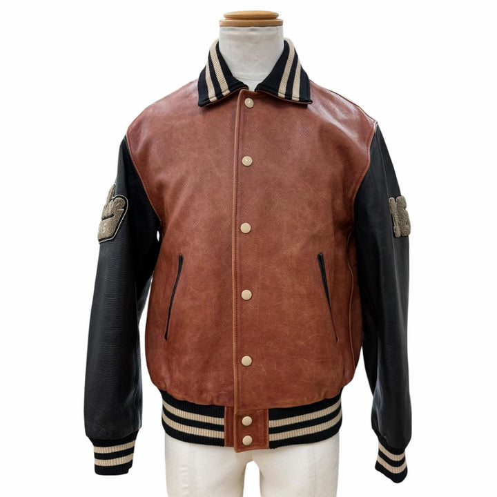 Excellent CELINE Stajan Brown Cowhide mens 34 2EA48131O