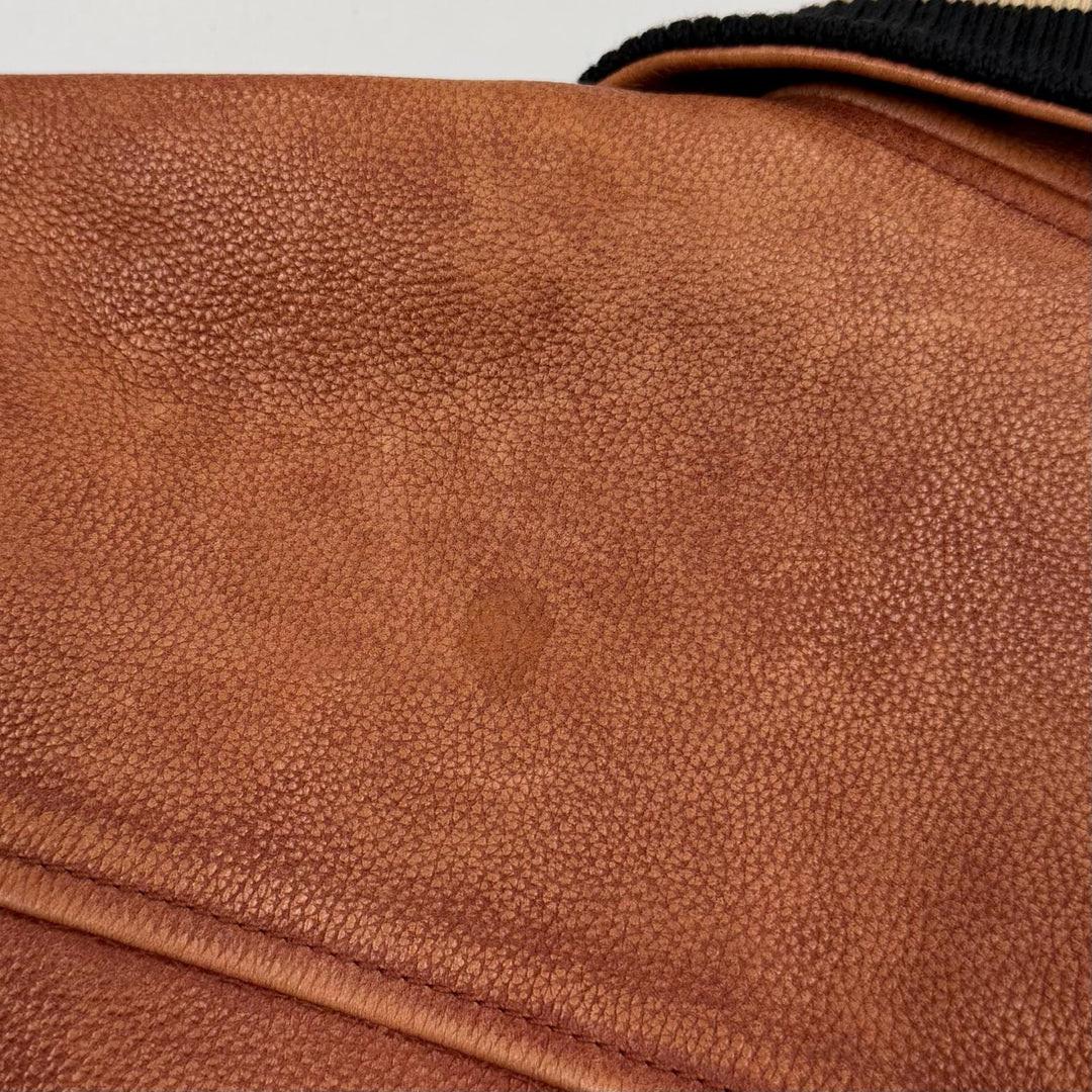 Excellent CELINE Stajan Brown Cowhide mens 34 2EA48131O