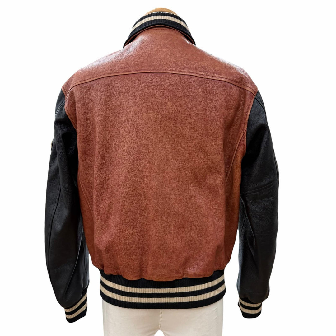 Excellent CELINE Stajan Brown Cowhide mens 34 2EA48131O