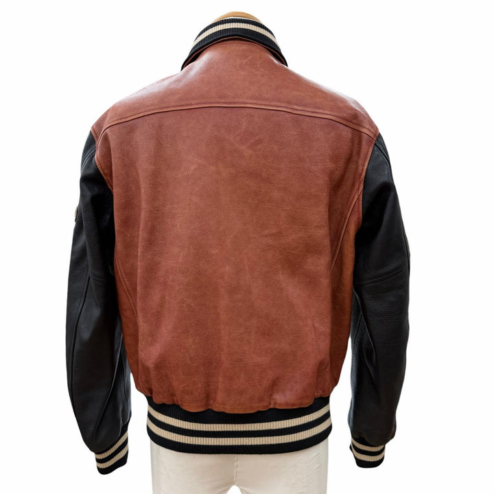 Excellent CELINE Stajan Brown Cowhide mens 34 2EA48131O