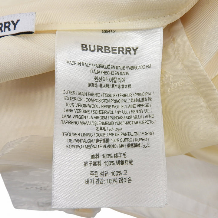 Pristine BURBERRY Shorts TB logo center-creased tailored trousers wool 8054151
