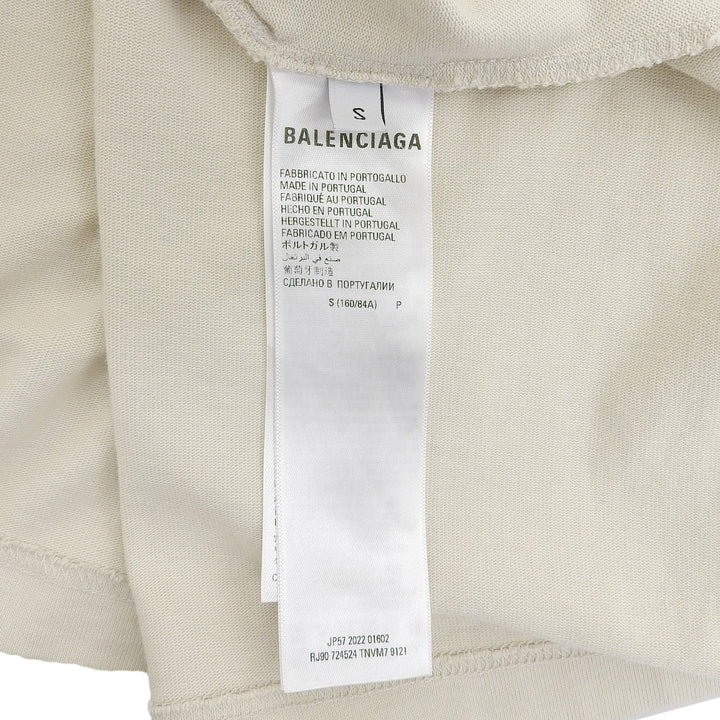 Excellent BALENCIAGA Short sleeve T-shirt Waist Shape Tee 724524 TNVM7