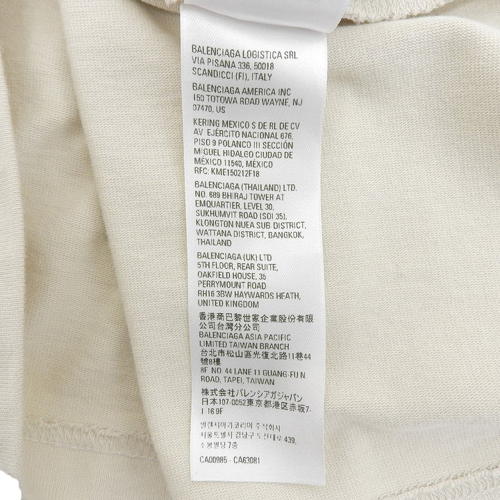 Excellent BALENCIAGA Short sleeve T-shirt Waist Shape Tee 724524 TNVM7