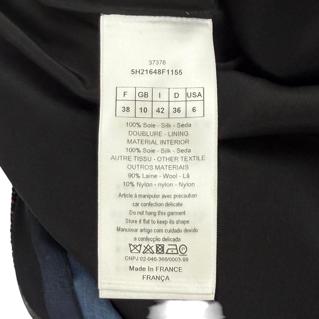 Excellent Christian Dior one piece Multi silk Women 38 5H21648F1155