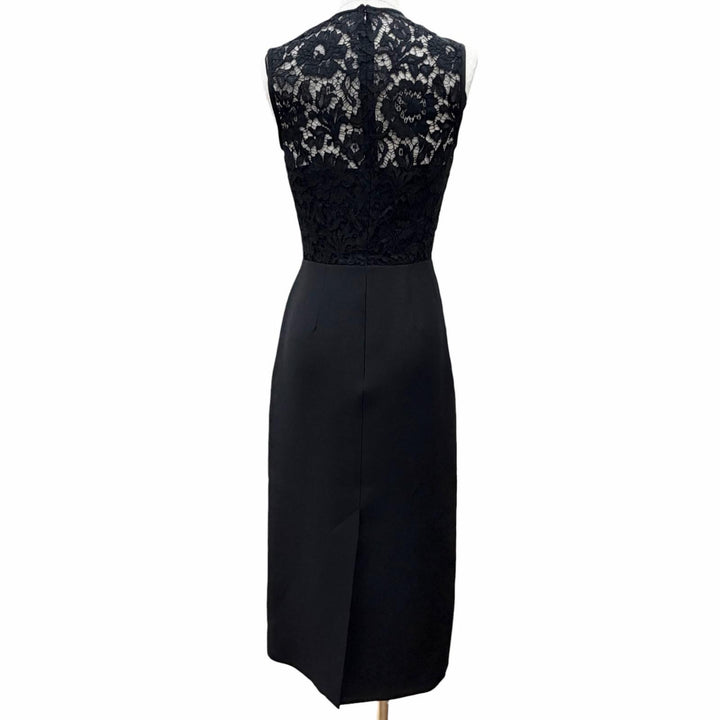 Excellent VALENTINO one piece Sleeveless pencil dress with front ribbon 36