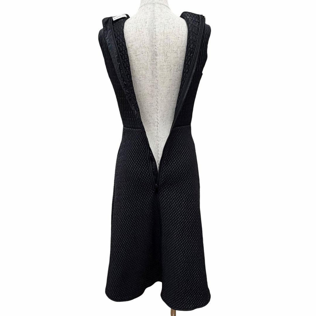 Excellent MONCLER one piece Quilted sleeveless Black series 40 H20932G00003