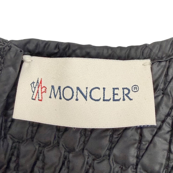 Excellent MONCLER one piece Quilted sleeveless Black series 40 H20932G00003