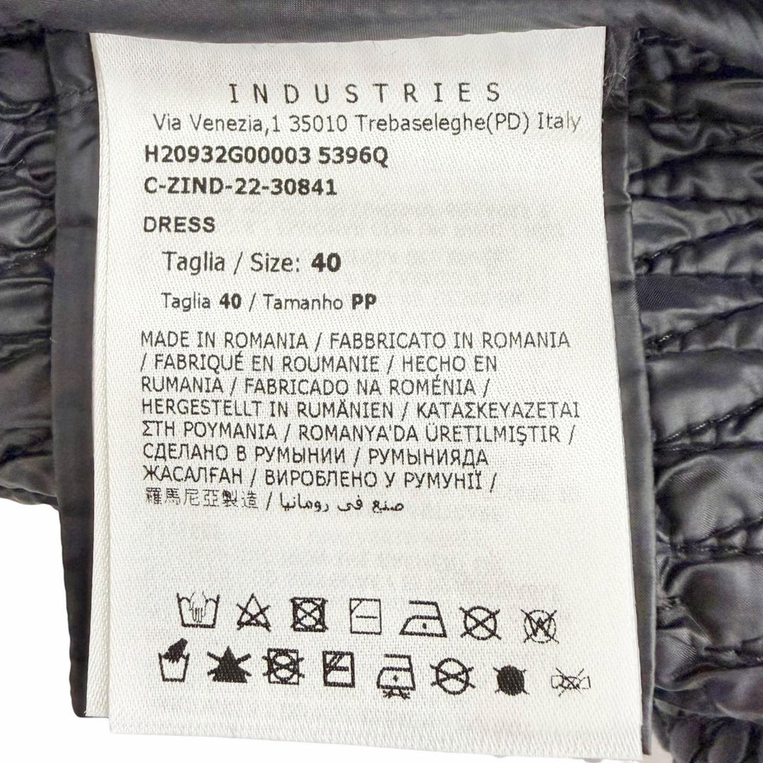 Excellent MONCLER one piece Quilted sleeveless Black series 40 H20932G00003