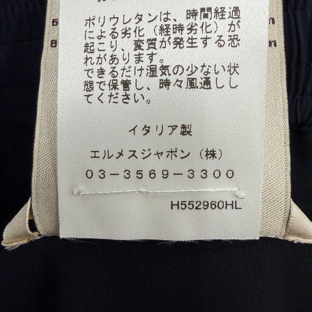 Excellent HERMES Shorts Swim pants Dark navy Nylon mens 46 552960HL