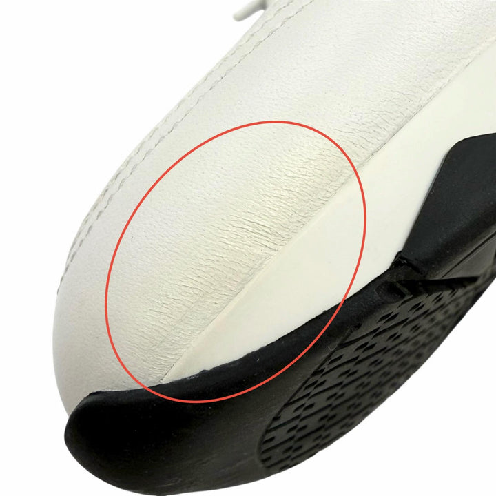 Great HERMES Low cut sneakers Trail H logo white leather mens H191395ZH