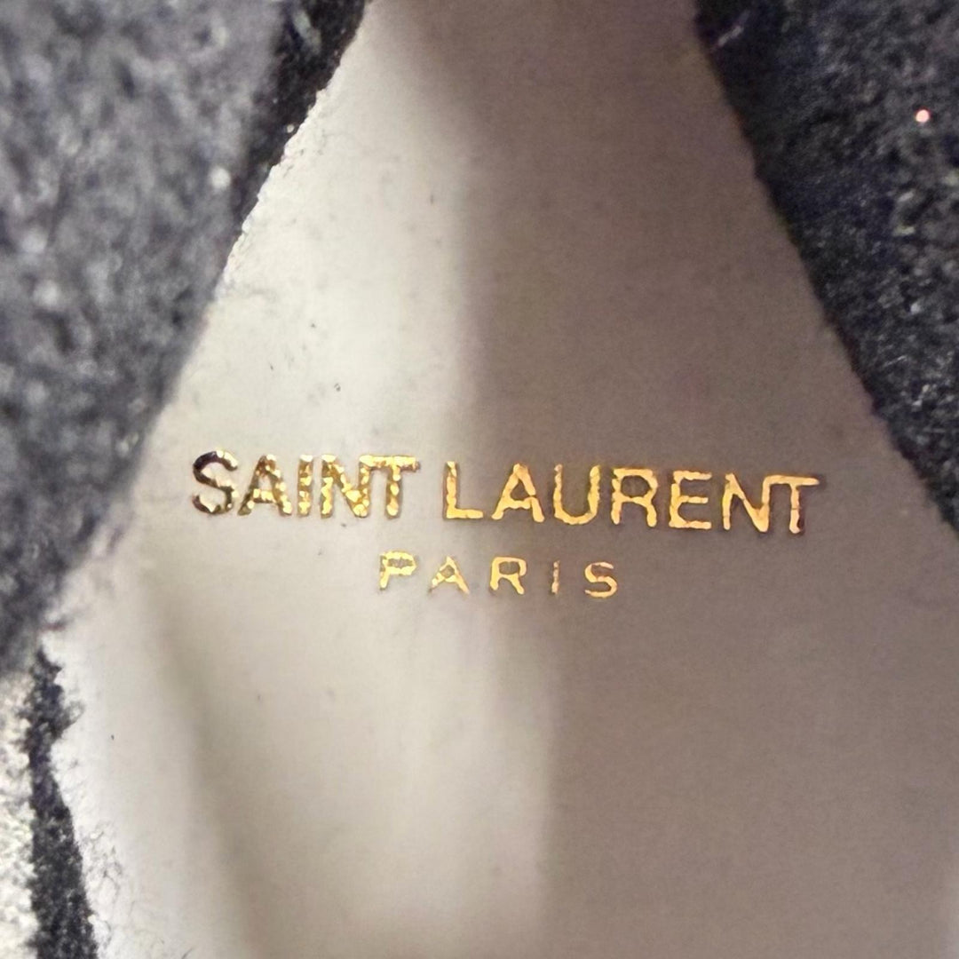 Pristine SAINT LAURENT High cut sneakers white leather Women 36 692317