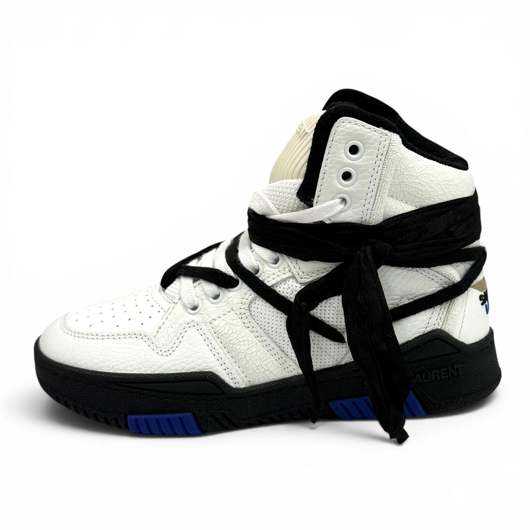 Pristine SAINT LAURENT High cut sneakers white leather Women 36 692317