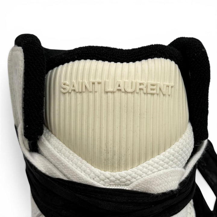 Pristine SAINT LAURENT High cut sneakers white leather Women 36 692317