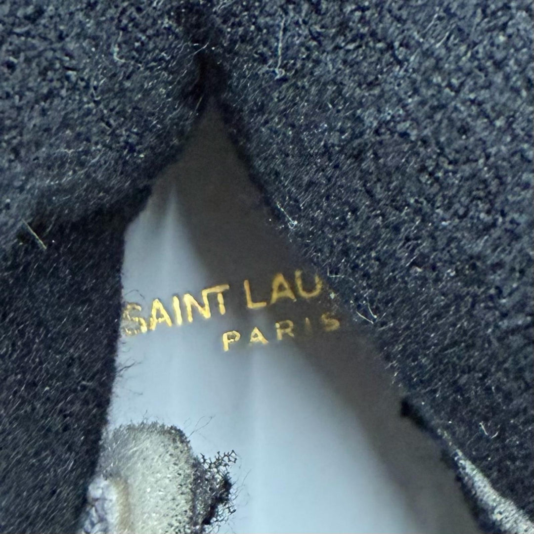 Pristine SAINT LAURENT High cut sneakers white leather Women 36 692317