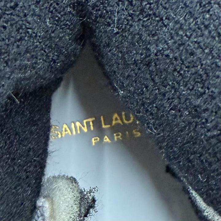 Pristine SAINT LAURENT High cut sneakers white leather Women 36 692317