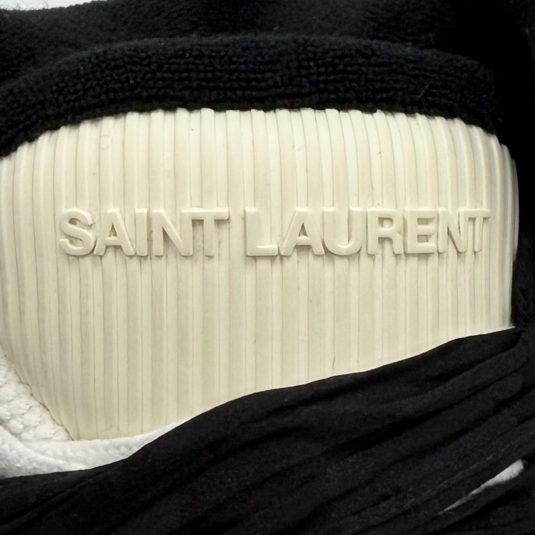 Pristine SAINT LAURENT High cut sneakers white leather Women 36 692317