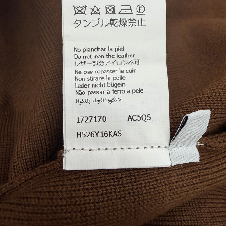 Excellent LOEWE hoodie Brown wool mens M H526Y16KAS