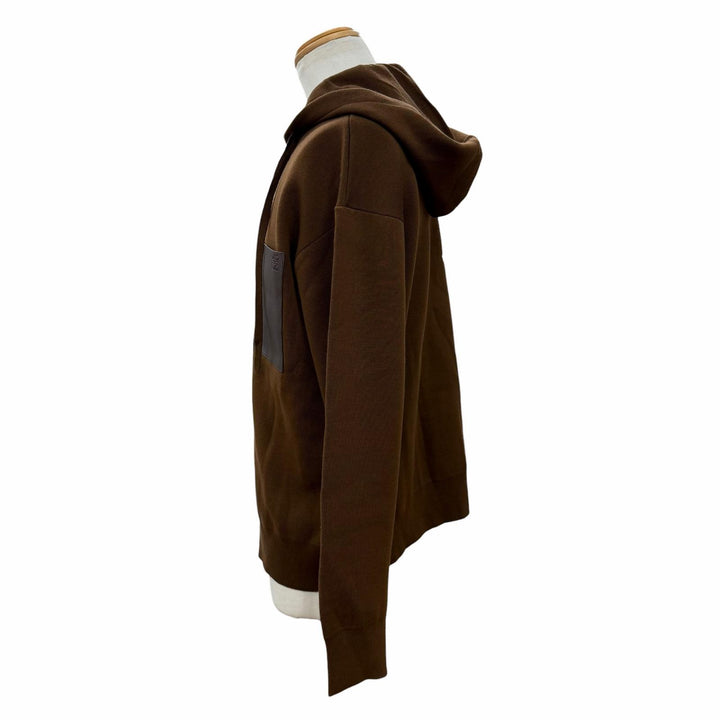 Excellent LOEWE hoodie Brown wool mens M H526Y16KAS
