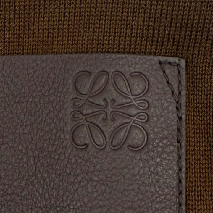 Excellent LOEWE hoodie Brown wool mens M H526Y16KAS