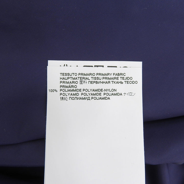 Great MARNI Nylon jacket Rubber patch zip-up blouson Navy Nylon 46 CUMU0109X0