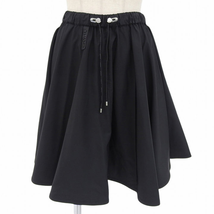 Excellent MONCLER skirt GONNA Drawstring black polyester Women 40 H10932D00009