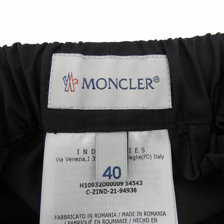 Excellent MONCLER skirt GONNA Drawstring black polyester Women 40 H10932D00009