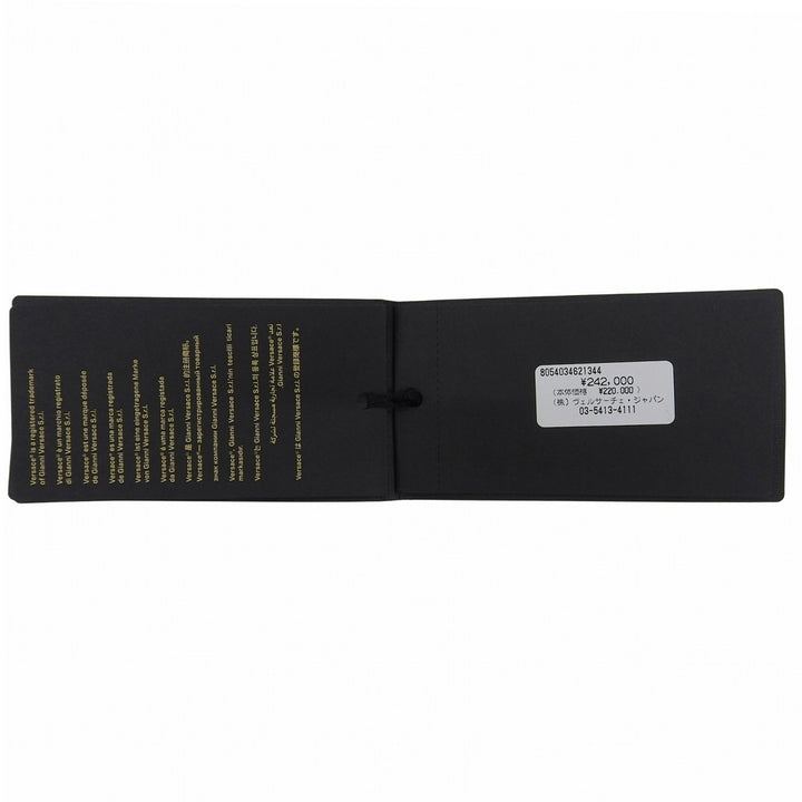 Pristine VERSACE skirt Wrap-style drape black Rayon Women 36 1021989