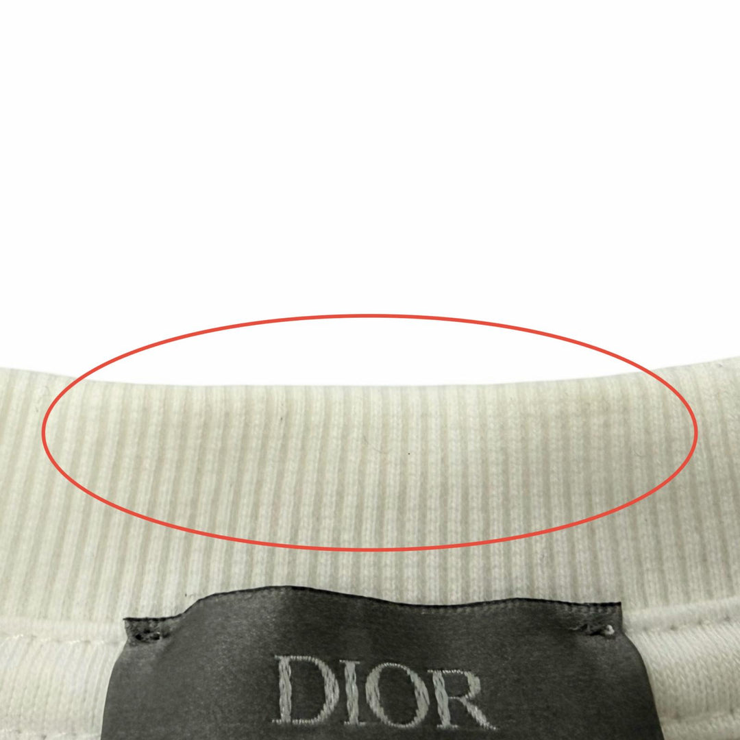 Great DIOR sweat Lewis Hamilton logo embroidery Ivory cotton mens 513J670A0531