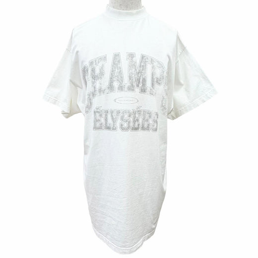Excellent BALENCIAGA Short sleeve T-shirt Over Champs-Elysees white 1 787349