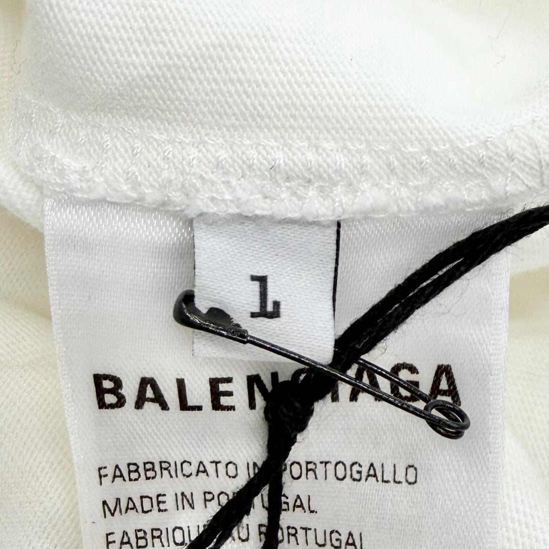 Excellent BALENCIAGA Short sleeve T-shirt Over Champs-Elysees white 1 787349