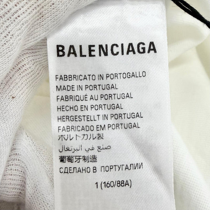 Excellent BALENCIAGA Short sleeve T-shirt Over Champs-Elysees white 1 787349