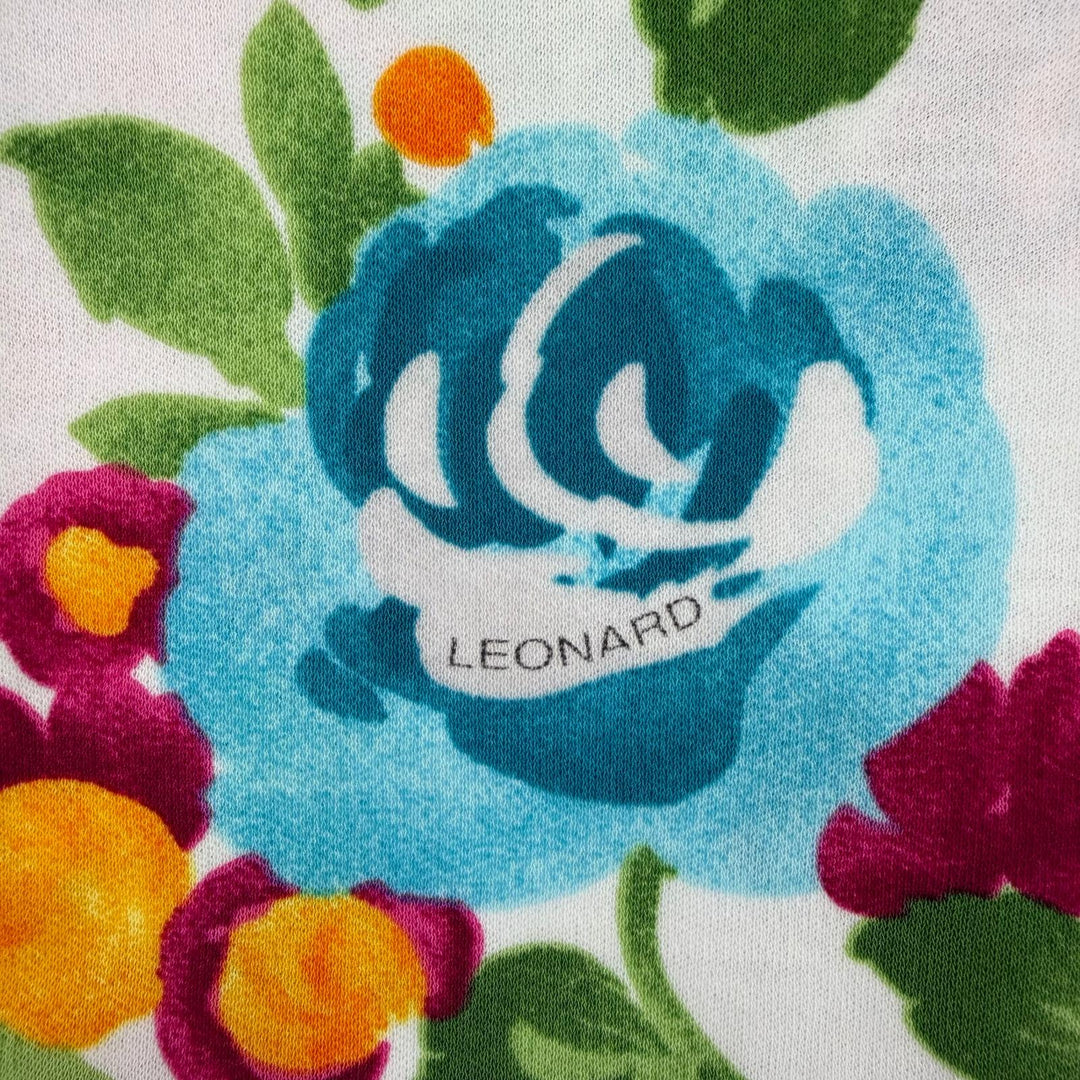Pristine LEONARD FASHION one piece Floral design sleeveless multicolor Women 36