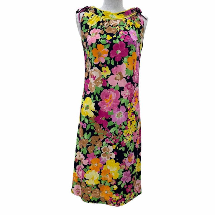 Pristine LEONARD FASHION one piece Floral design sleeveless multicolor Women 36