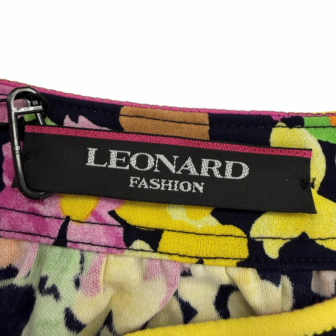 Pristine LEONARD FASHION one piece Floral design sleeveless multicolor Women 36