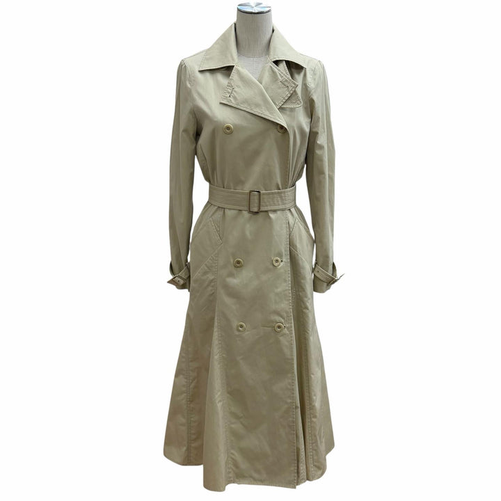 Excellent Max Mara trench coat beige cotton Women 36 23112101326
