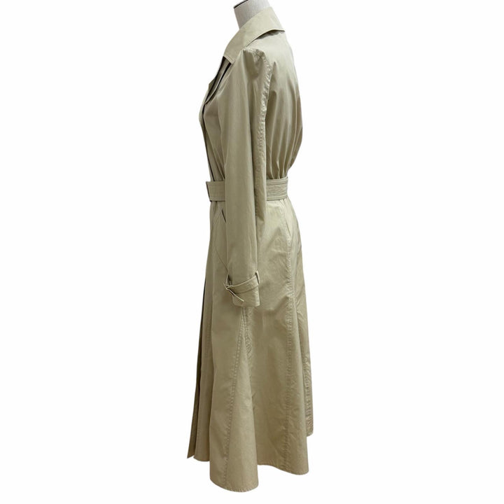 Excellent Max Mara trench coat beige cotton Women 36 23112101326
