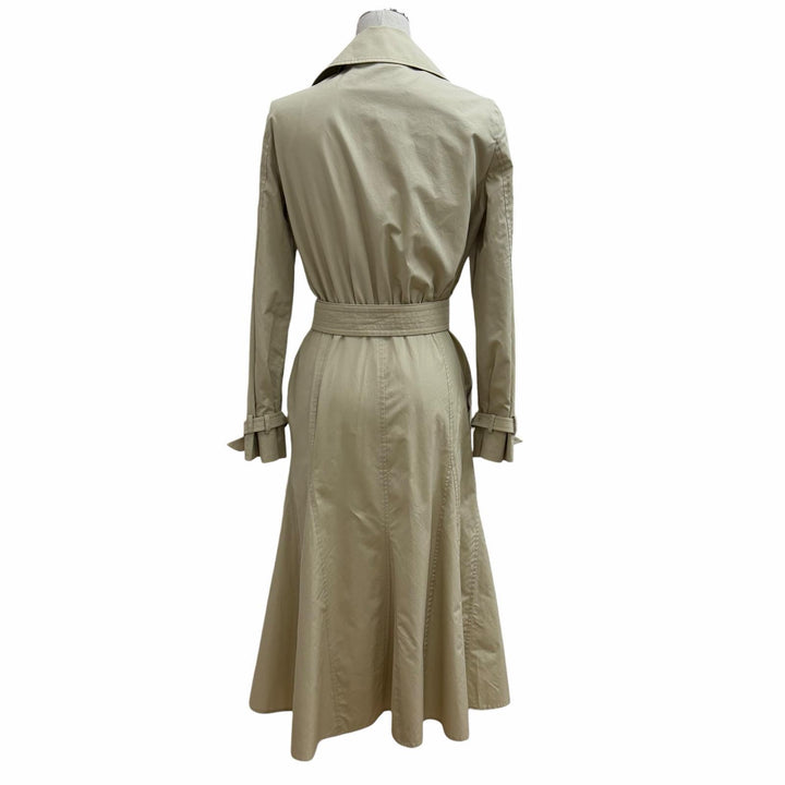 Excellent Max Mara trench coat beige cotton Women 36 23112101326