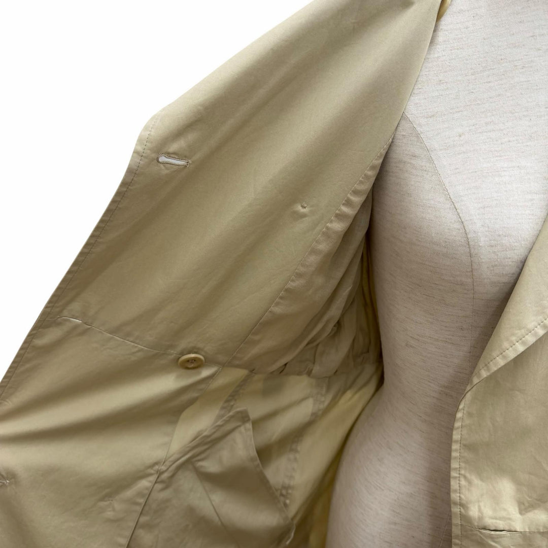 Excellent Max Mara trench coat beige cotton Women 36 23112101326