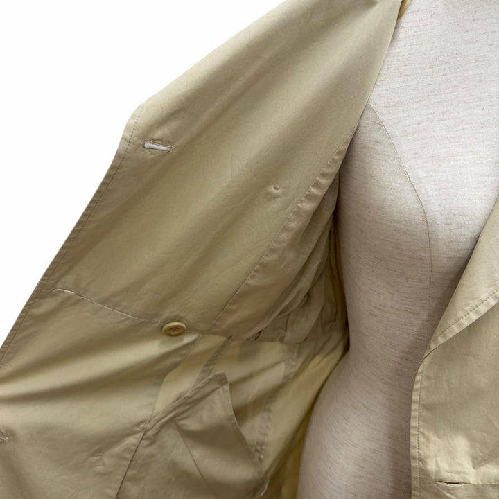 Excellent Max Mara trench coat beige cotton Women 36 23112101326