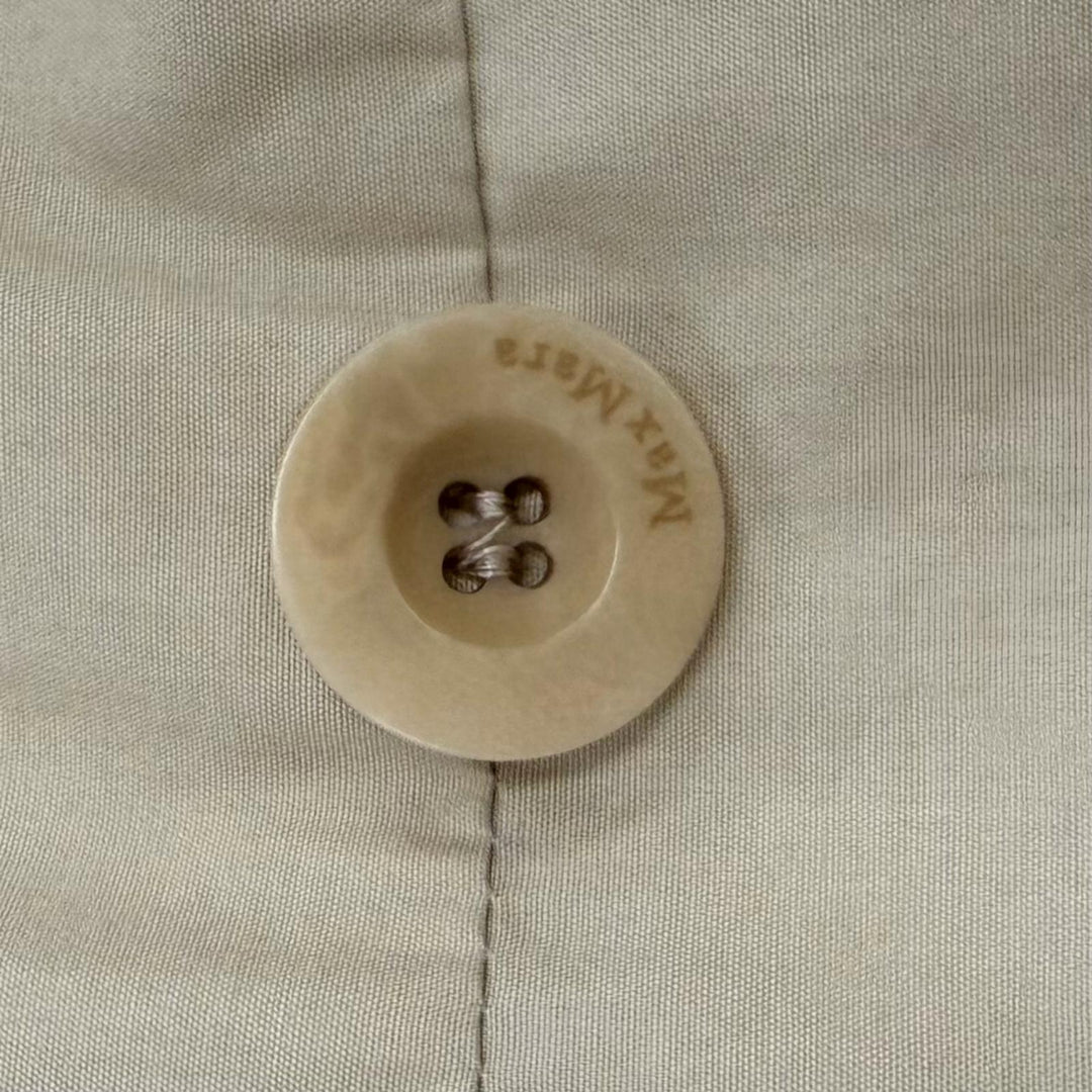 Excellent Max Mara trench coat beige cotton Women 36 23112101326