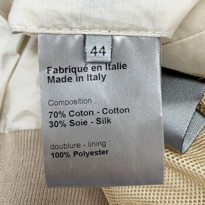 Pristine Dior HOMME Stajan BEE embroidered lightweight bomber jacket beige